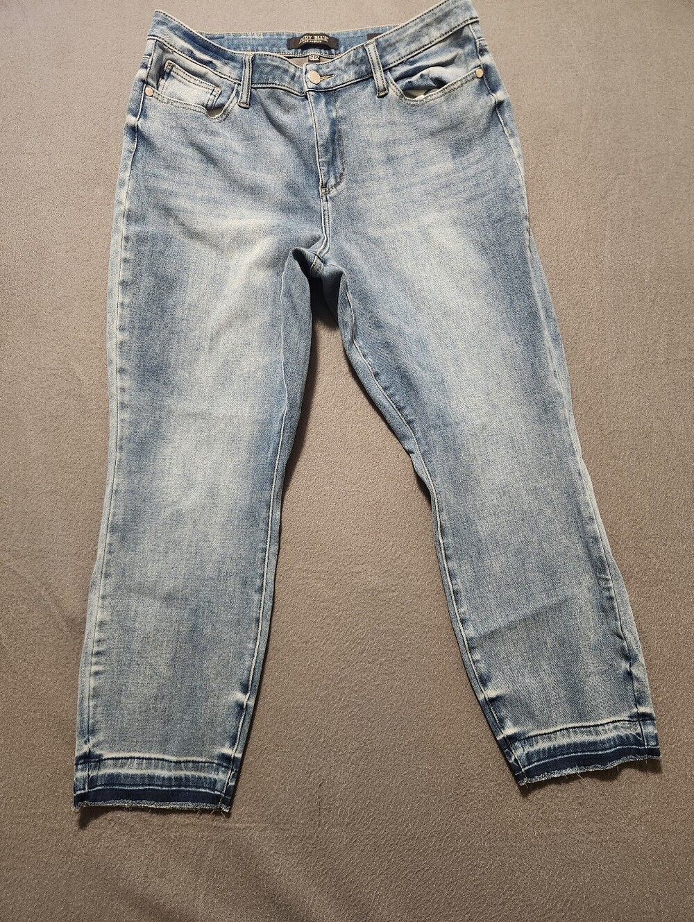Judy Blue Jeans Womens Size 15 Blue High Rise Boyfriend Fit Stretch 34x26